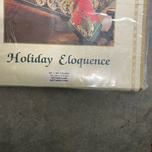 Bardwil linens holiday eloquence rectangular - Picture 2 of 5